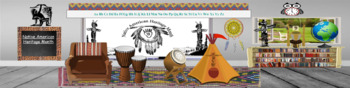 Preview of Editable NATIVE AMERICAN HERITAGE MONTH BANNER| Google Classroom