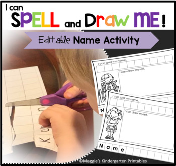 Preview of EDITABLE Name Practice Fine Motor  Activities