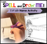 EDITABLE Name Writing Practice  Activities - Power Point -