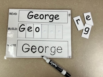 Preview of Editable Name Activity for Little Learners