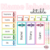 Editable Name Labels   |  Crayons