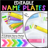 Editable Name Plates