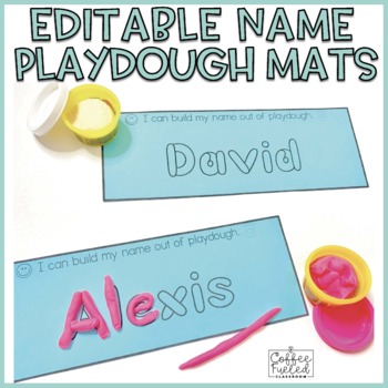 CreatePrintables - Name Playdough Mat