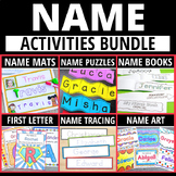 Editable Name Practice Activities Bundle Name Book + Name 