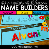 Editable Name Practice Fine Motor Name Activities Magnetic