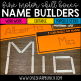 Editable Name Practice Fine Motor Name Activities Popsicle