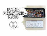 Editable Name Practice Mats