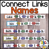 Editable Linking Chains Name Spelling Activity for Prescho