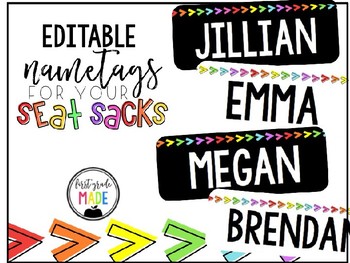 editable name tags by first grade made teachers pay teachers