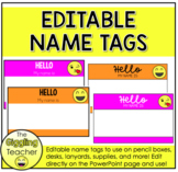 Editable Name Tags