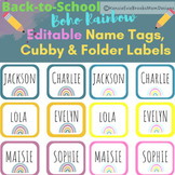 Editable Name Tags, Cubby Labels, Folder Labels & Reading 