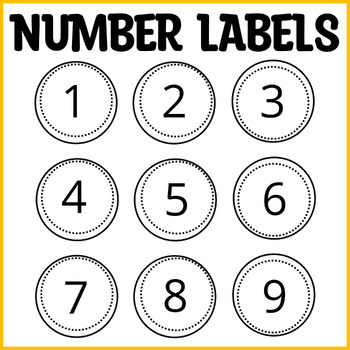 1 Round Circle Labels - SL114