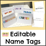 Editable Name Tags | NEW YEARS