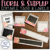 Floral Farmhouse Name Tags - Supply Labels