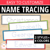 Name Tracing Editable Cards - Name Writing Practice Editab