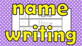 Editable Name Writing Practice Cards