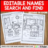 Editable Names Search and Find