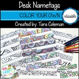 Editable Nametags ~ Color Your Own