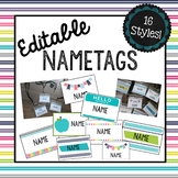 Editable Nametags! Perfect for BADGES!