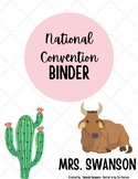 Editable National Convention Binder for FFA Advisors