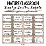Editable Nature Teacher Toolbox Labels