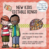 Editable New Student Bingo School Counseling Group Activity