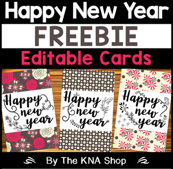 Preview of Editable Happy New Year 2024 Cards