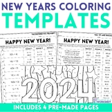 New Year Activity | Coloring Page Activities