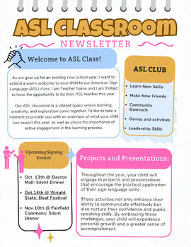 Preview of Editable Newsletter Template