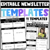 Editable Newsletter Templates