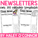 Editable Newsletter Template {Over 110 Designs}