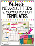 Editable Newsletters & Calendar Templates