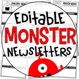 Editable Newsletters {Monster Edition}