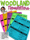 Editable Newsletters {Woodland Critters Edition}