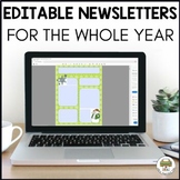 Editable Newsletters for the Whole Year