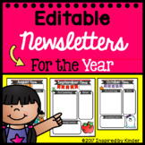 Editable Newsletters for the Year