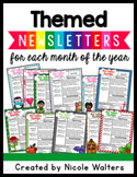 Editable Newsletters {for the entire year}