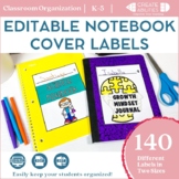 Editable Notebook Labels - Editable Notebook or Folder Labels