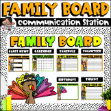Editable November Family Board | Ultimate Communication Station
