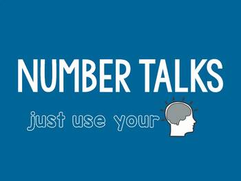 Preview of Editable Number Talks PowerPoint Slides - Percents