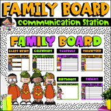 Editable October Family Board | Ultimate Communication Station