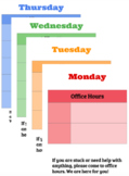 Editable Office Hours Templates Google Slides