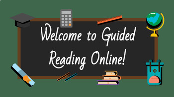 Preview of Editable Online Guided Reading Template