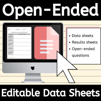 Preview of Editable Open-Ended Questions Preference Assessment Data Sheet for ABA and BCBAs