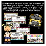 Editable Open House PowerPoint Template for Parent Night S