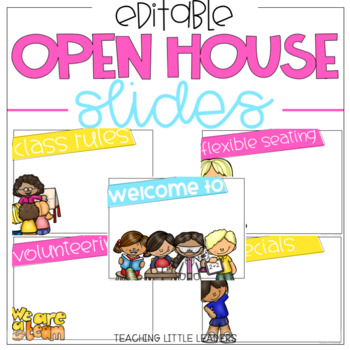 Preview of Editable Open House Slides