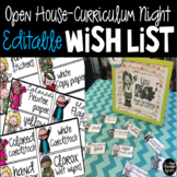 Editable Open House Wish List