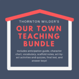 Editable Our Town Unit Bundle with Answer Keys Included