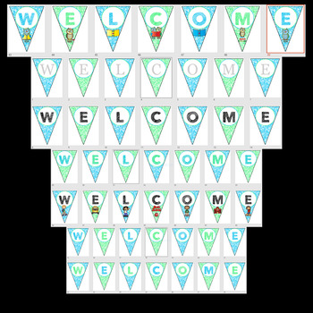 Editable Welcome Banners by The Reading Shop | TPT