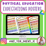 Editable P.E. Expectations Poster